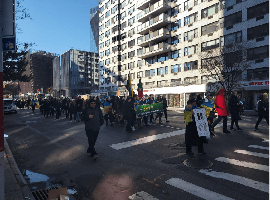 Alexander Rekeda Participates in Holodomor Remembrance Day March in New